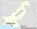 Karachi-Pakistan-map